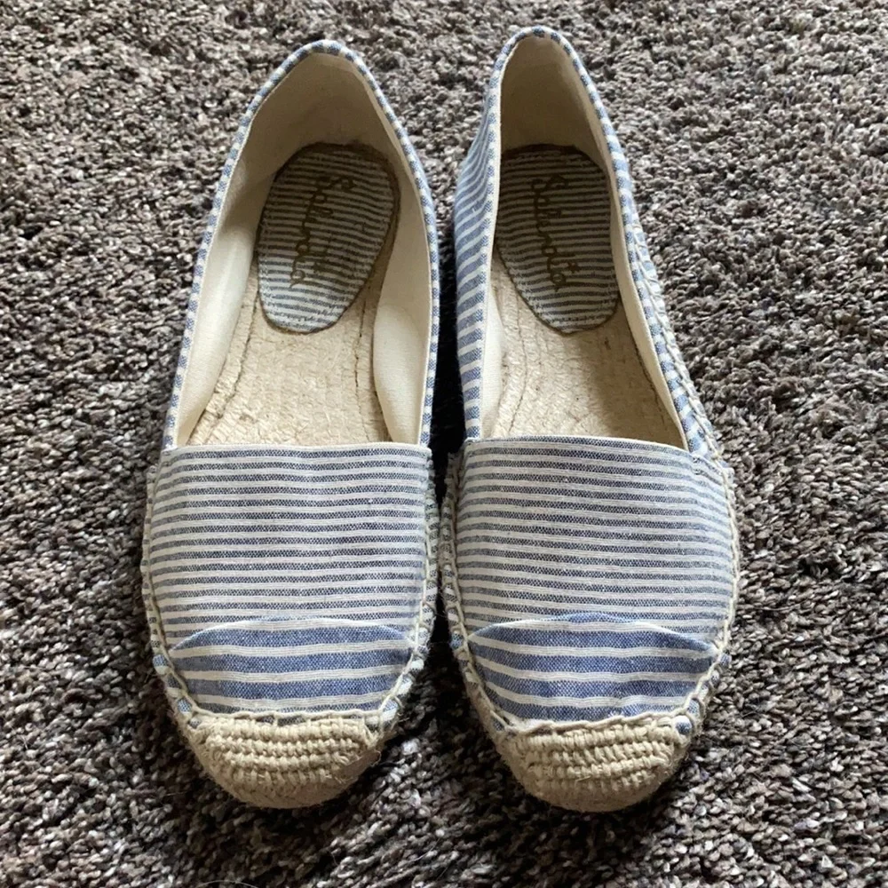 Splendid Women’s Espadrilles Flats Blue Stripes